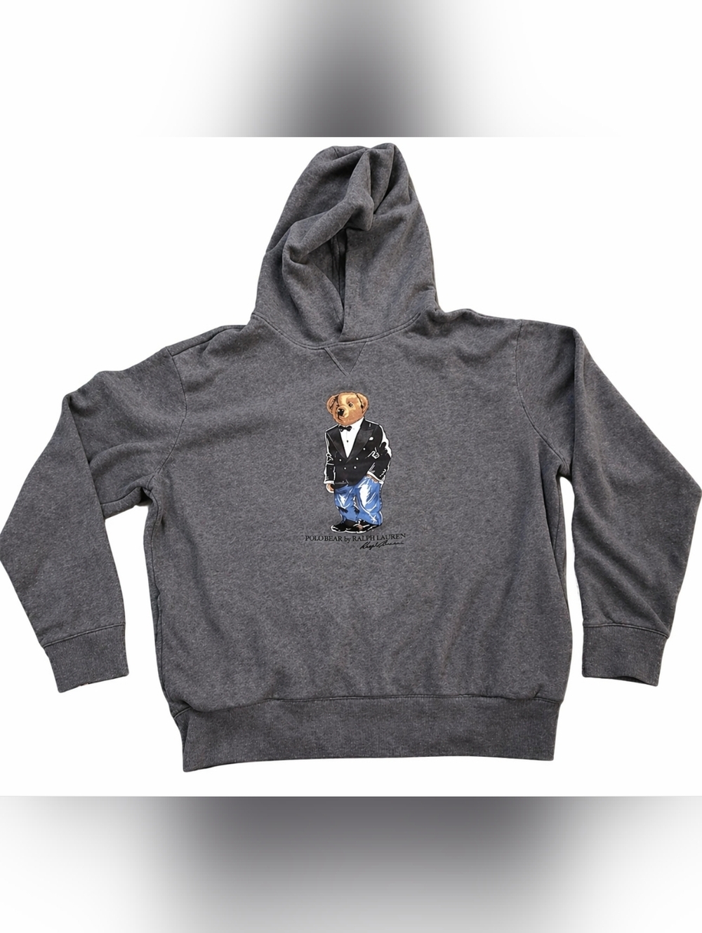 Ralph Lauren Polo Bear Graphic Hoodie - Gray